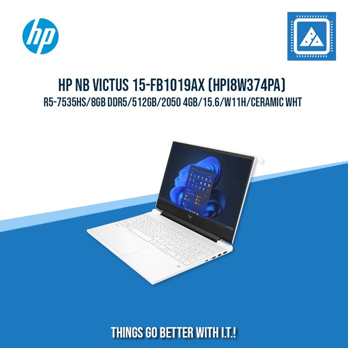 HP NB VICTUS 15-FB1019AX (HPI8W374PA) R5-7535HS/8GB DDR5/512GB/2050 4GB | BEST FOR GAMING AND AUTOCAD LAPTOP