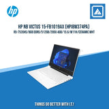 HP NB VICTUS 15-FB1019AX (HPI8W374PA) R5-7535HS/8GB DDR5/512GB/2050 4GB | BEST FOR GAMING AND AUTOCAD LAPTOP