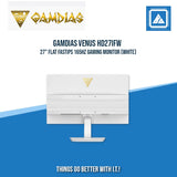 GAMDIAS VENUS HD27IFW 27" FLAT FASTIPS 165HZ GAMING MONITOR (WHITE)