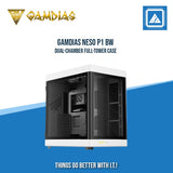 GAMDIAS NESO P1 BW DUAL-CHAMBER FULL-TOWER CASE