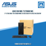 ASUS S501MD-712700001WS I7-12700/8GB/1TB+256GB NVME/GT1030 2GB/W11H/OFC21HS DESKTOP