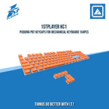 1STPLAYER KC1 PUDDING PBT KEYCAPS FOR MECHANICAL KEYBOARD 104PCS