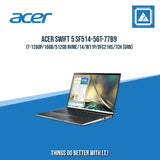 ACER SWIFT 5 SF514-56T-77B9 I7-1260P/16GB/512GB NVME | BEST FOR ENTERPRISES AND CORPORATES LAPTOP