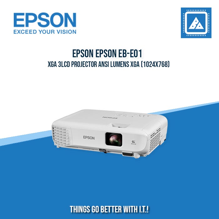 EPSON EPSON EB-E01 XGA 3LCD PROJECTOR ANSI LUMENS XGA (1024X768)