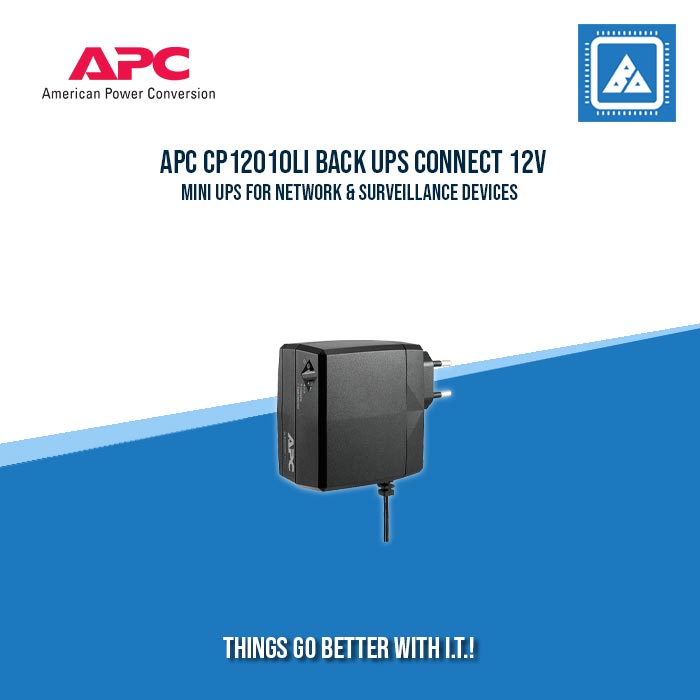 APC CP12010LI BACK UPS CONNECT 12V MINI UPS FOR NETWORK & SURVEILLANCE DEVICES