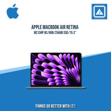 APPLE MACBOOK AIR RETINA /M2 CHIP/8C/8GB/256GB SSD (MQKP3PP/A) SPACEGRY | (MQKU3PP/A) STARLIGHT | (MQKW3PP/A) MIDNIGHT | BEST FOR STUDENTS AND FREELANCERS