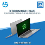 HP PAVILION 15-EG2058TX (79J56PA) I7-1255U/16GB/1TB NVMe/MX550 2GB BEST FOR STUDENTS AND FREELANCERS LAPTOP