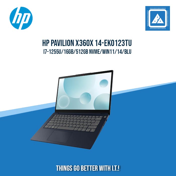 HP PAVILION x360X 14-EK0123TU i7-1255U/16GB/512GB NVMe | BEST FOR STUDENTS AND FREELANCERS LAPTOP