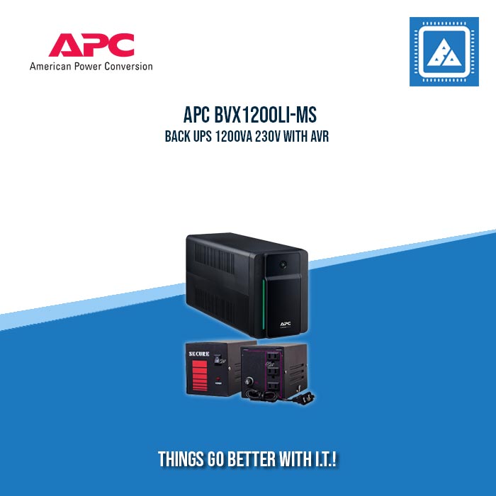 APC BVX1200LI-MS BACK UPS 1200VA 230V WITH AVR