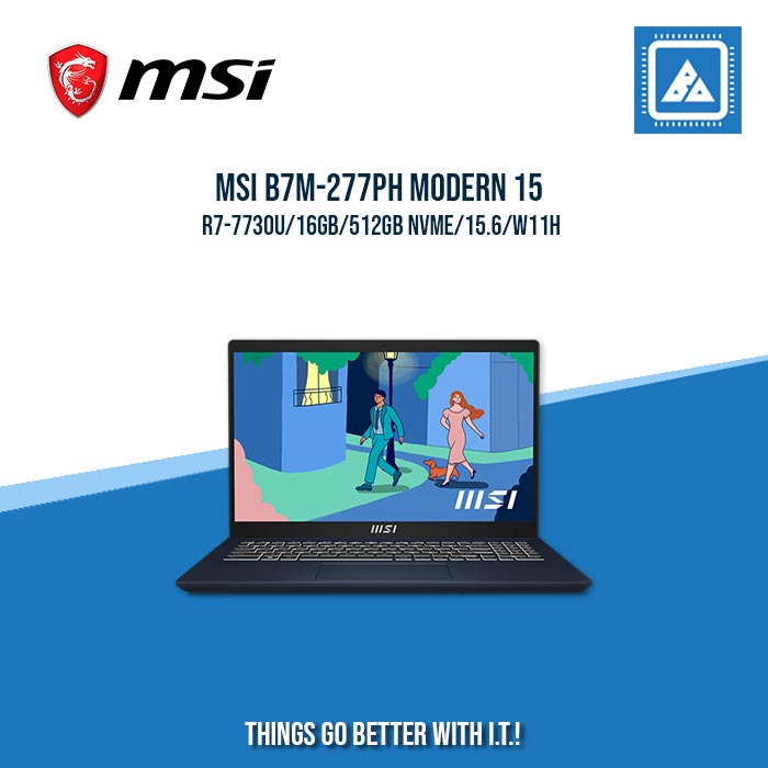 MSI B7M-277PH MODERN 15 R7-7730U/16GB/512GB NVME | BEST FOR FREELANCER LAPTOP