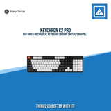 KEYCHRON C2 PRO RGB WIRED MECHANICAL KEYBOARD (BROWN SWITCH/SWAPPBL)