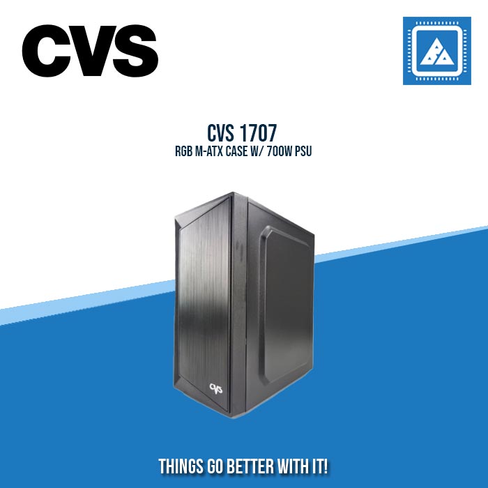 CVS 1707 RGB M-ATX CASE W/ 700W PSU