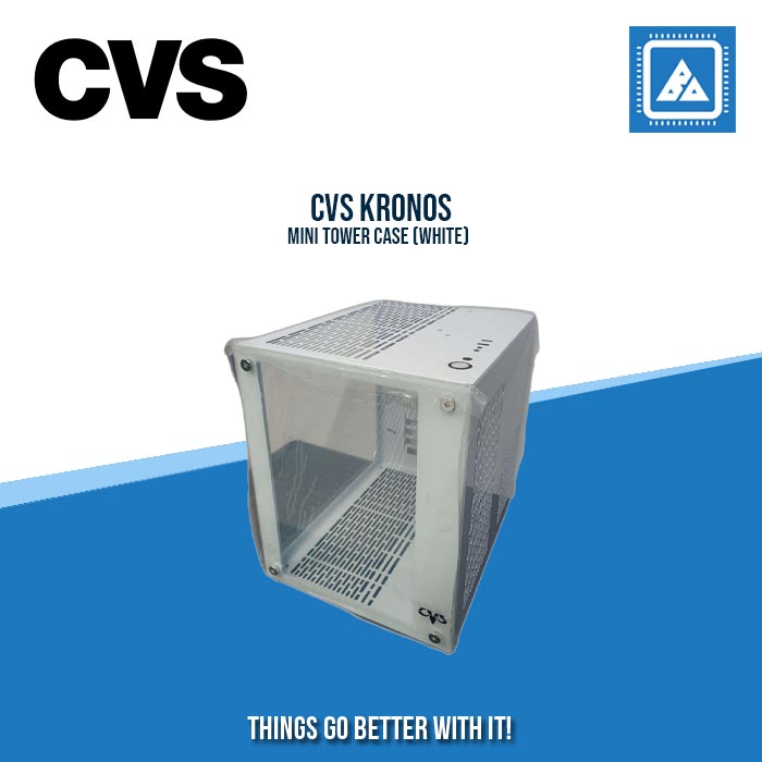 CVS KRONOS MINI TOWER CASE (WHITE) – BlueArm Computer Store