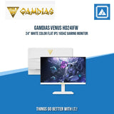 GAMDIAS VENUS HD24IFW 24" FLAT IPS 165HZ GAMING MONITOR (WHITE)
