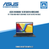 ASUS VIVOBOOK 16 M1605YA-MB534WS R7-7730U/8GB+8GB/512GB NVME | BEST FOR STUDENT AND FREELANCERS LAPTOP