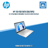 HP 15S-FQ5158TU (86J70PA) I3-1215U/8GB/512GB NVME | BEST FOR STUDENTS LAPTOP