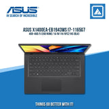 ASUS X1400EA-EB1943WS I7-1165G7/4GB+4GB/512GB NVME | BEST FOR STUDENTS AND FREELANCERS LAPTOP