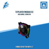 1STPLAYER FIREBASE G3 RGB GAMING 120MM FAN