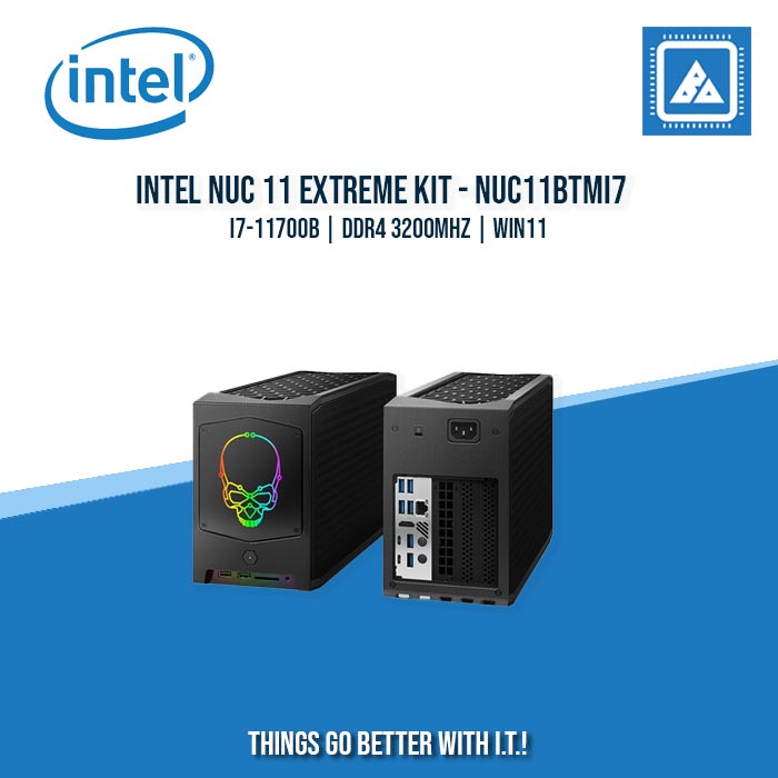INTEL NUC 11 EXTREME KIT - NUC11BTMi7 | I7-11700B | DDR4 3200MHz | WIN11