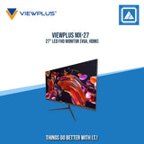 VIEWPLUS MX-27 27" LED FHD MONITOR (VGA, HDMI)