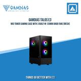 GAMDIAS TALOS E3 | GAMING CASE ( MESH )