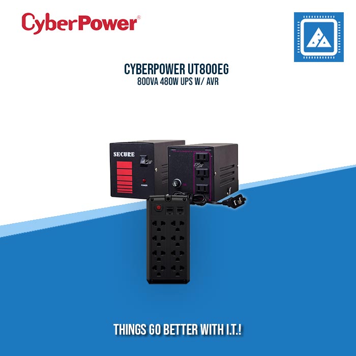 CYBERPOWER UT800EG 800VA 480W UPS W/ AVR