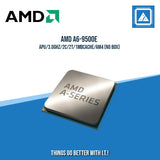 AMD A6-9500E/APU/3.0GHZ/2C/2T/1MBCACHE/AM4 TRAY TYPE