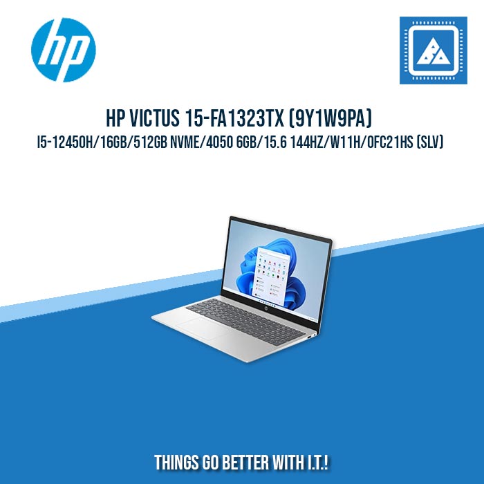 HP VICTUS 15-FA1323TX (9Y1W9PA) I5-12450H/16GB/512GB NVME/4050 6GB | BEST FOR GAMING AND AUTOCAD LAPTOP