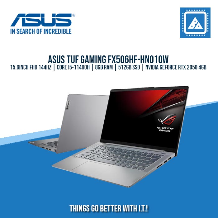 ASUS TUF GAMING FX506HF-HN010W I5-11400H/8GB/512GB NVME/2050 4GB | BEST FOR GAMING AND AUTOCAD LAPTOP