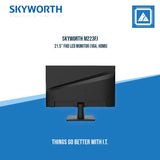 SKYWORTH M223FJ 21.5" FHD LED MONITOR (VGA, HDMI)