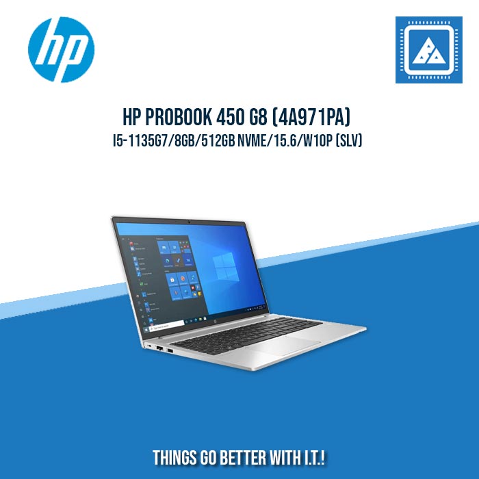 HP PROBOOK 450 G8 (4A971PA) I5-1135G7/8GB/512GB NVME | BEST FOR ENTERPRISES AND CORPORATES LAPTOP