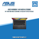ASUS VIVOBOOK 14 M1405YA-LY200WS R5-7430U/8GB+8GB/512GB NVME | BEST FOR STUDENTS AND FREELANCERS LAPTOP