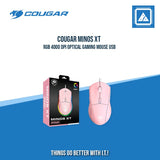 COUGAR MINOS XT RGB 4000 DPI OPTICAL GAMING MOUSE USB