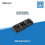 PNY VERTO RTX4060TI 8GB ARGB TF VCG4060T8FXXPB - TRIPLE FANS