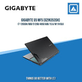 GIGABYTE G5 MF5 (G2IN353SH)  I7-1250H/8GB/512GB/4050 6GB | BEST FOR GAMING AND AUTOCAD LAPTOP