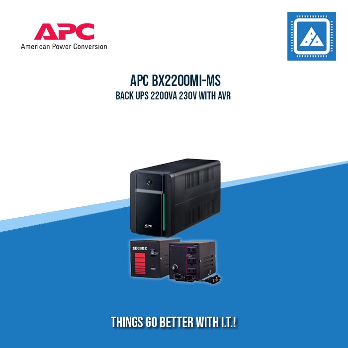 APC BX2200MI-MS BACK UPS 2200VA 230V WITH AVR