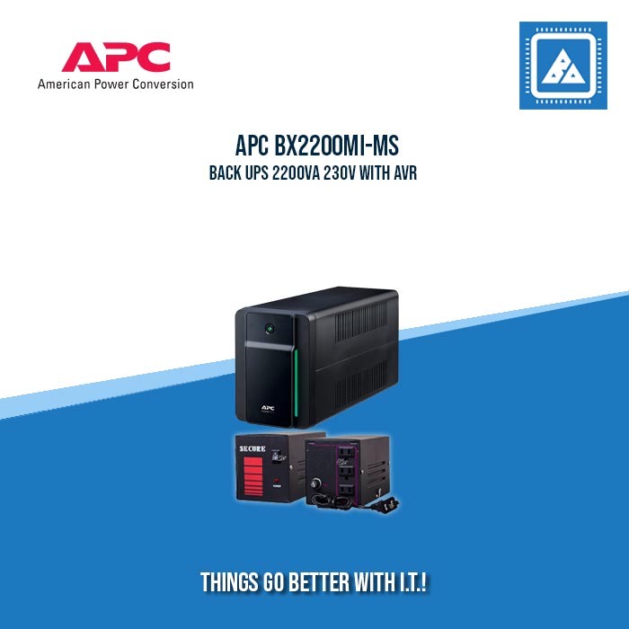 APC BX2200MI-MS BACK UPS 2200VA 230V WITH AVR – BlueArm Computer Store