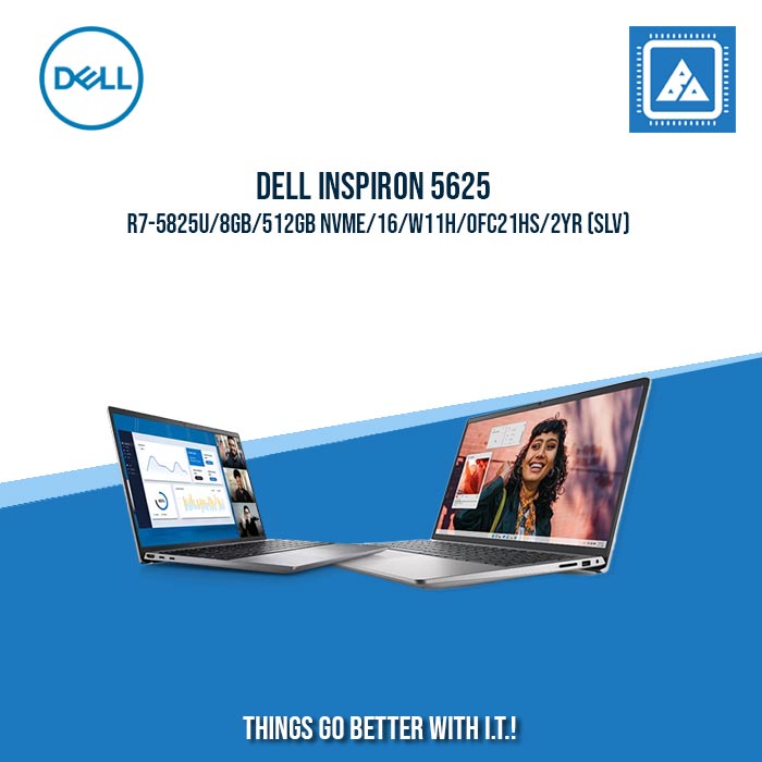 DELL INSPIRON 5625 R7-5825U/8GB/512GB NVME | BEST FOR STUDENTS AND FREELANCERS