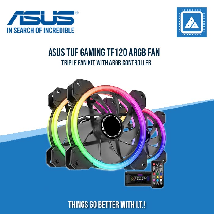 ASUS TUF GAMING TF120 ARGB FAN 3PACK (BLACK)