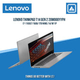 LENOVO THINKPAD T14 GEN 2 20W000YYPH I7-1165G7/16GB/1TB NVME | BEST FOR GAMING AND AUTOCAD LAPTOP