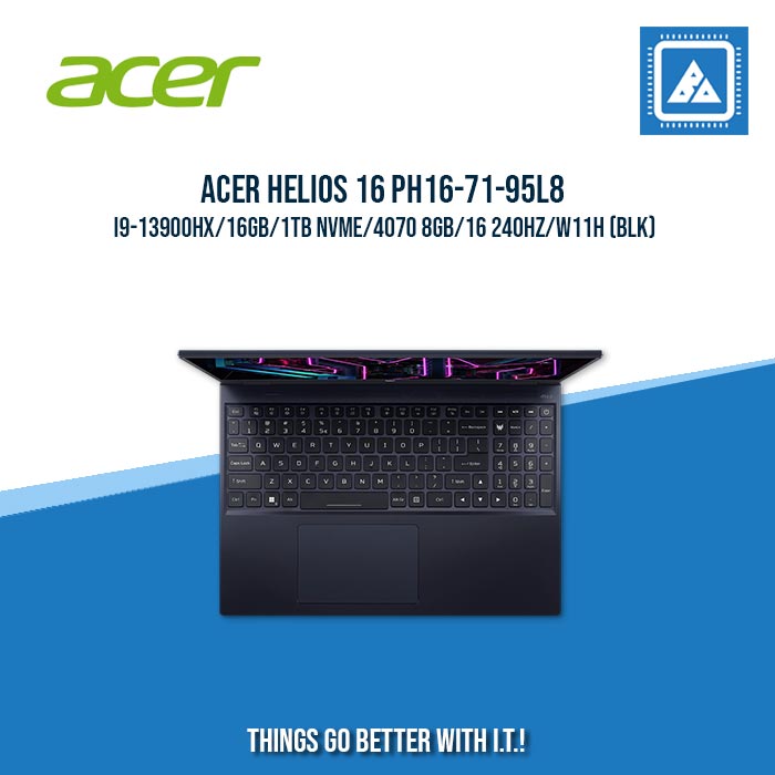 ACER HELIOS 16 PH16-71-95L8 I9-13900HX/16GB/1TB NVME/4070 8GB | BEST FOR GAMING AND AUTOCAD LAPTOP