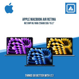 APPLE MACBOOK AIR RETINA /M2 CHIP/8C/8GB/256GB SSD (MQKP3PP/A) SPACEGRY | (MQKU3PP/A) STARLIGHT | (MQKW3PP/A) MIDNIGHT | BEST FOR STUDENTS AND FREELANCERS