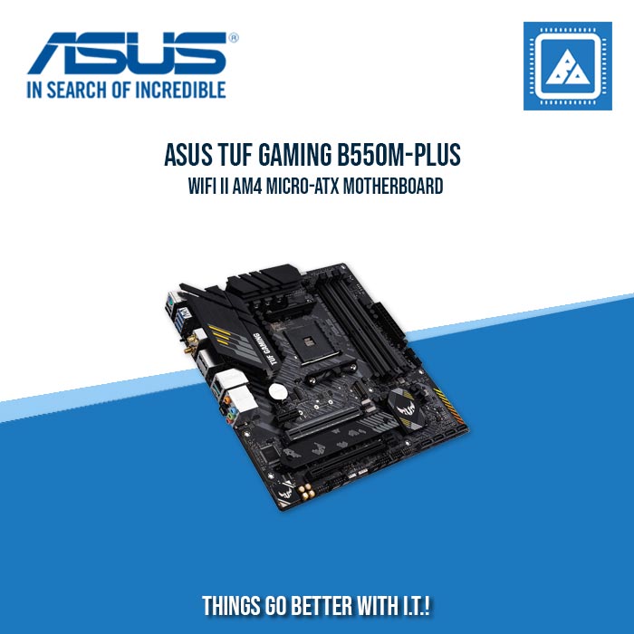 ASUS TUF B550M PLUS WIFI II 4DDR4 MOBO – BlueArm Computer Store