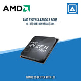 AMD RYZEN 3 4350G 3.8GHZ | 4 | 8T |4MB | RDN-VEGA6 | AM4 | TRAY TYPE