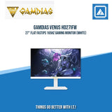 GAMDIAS VENUS HD27IFW 27" FLAT FASTIPS 165HZ GAMING MONITOR (WHITE)
