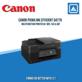 CANON PIXMA INK EFFICIENT G4770 MULTIFUNCTION PRINTER W/ WIFI, FAX & ADF