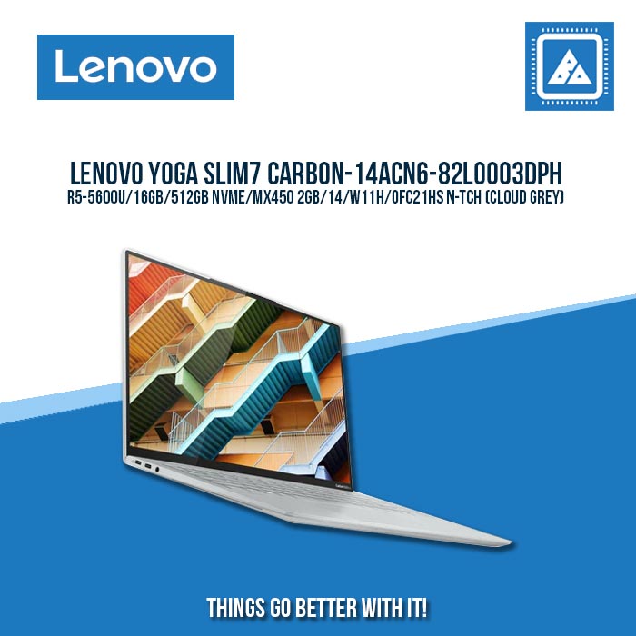 LENOVO YOGA SLIM7 CARBON-14ACN6-82L0003DPH R5-5600U | Best for Students and Freelancers Laptop