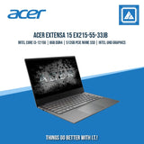 ACER EXTENSA 15 EX215-55-33JB i3-1215U/8GB/512GB NVME | BEST FOR STUDENTS AND FREELANCERS LAPTOP