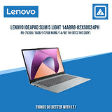 LENOVO IDEAPAD SLIM 5 LIGHT 14ABR8-82XS0024PH R5-7530U/16GB/512GB NVME | BEST FOR STUDENTS AND FREELANCERS LAPTOP