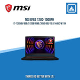 MSI GF63 12UC-1000PH I7-12650H/8GB/512GB NVME/3050 4GB | BEST FOR GAMING AND AUTOCAD LAPTOP